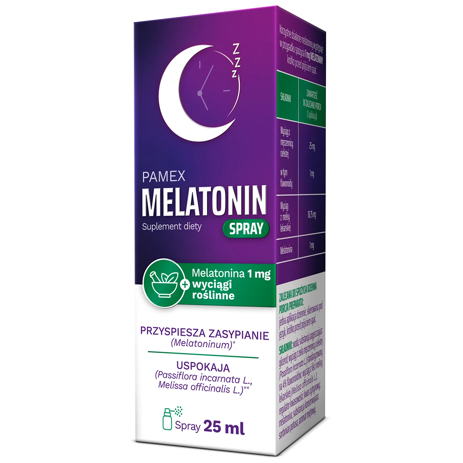 Pamex Melatonin спрей для спокійного сну - 25 мл