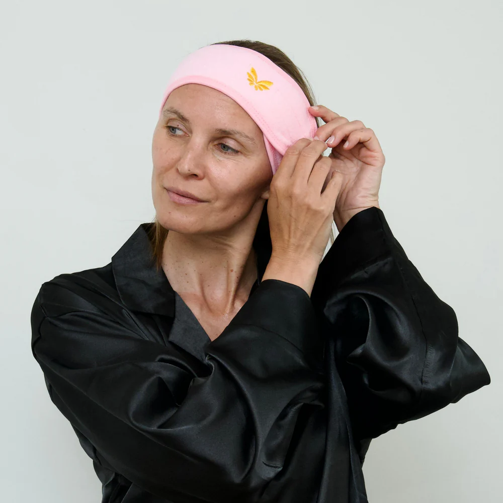 HEADBAND FOR MAKEUP • Пов’язка для волосся (рожева)