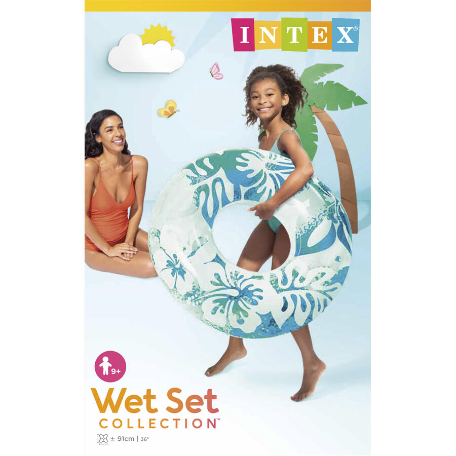 Коло надувне Intex 59251, "Листочок" 91 см