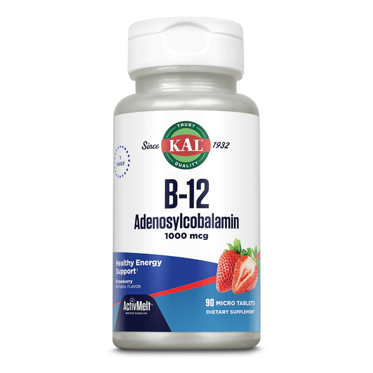 Вітамін В12 аденозилкобаламін, B12 Adenosylcobalamin 1000mcg - 90 tabs