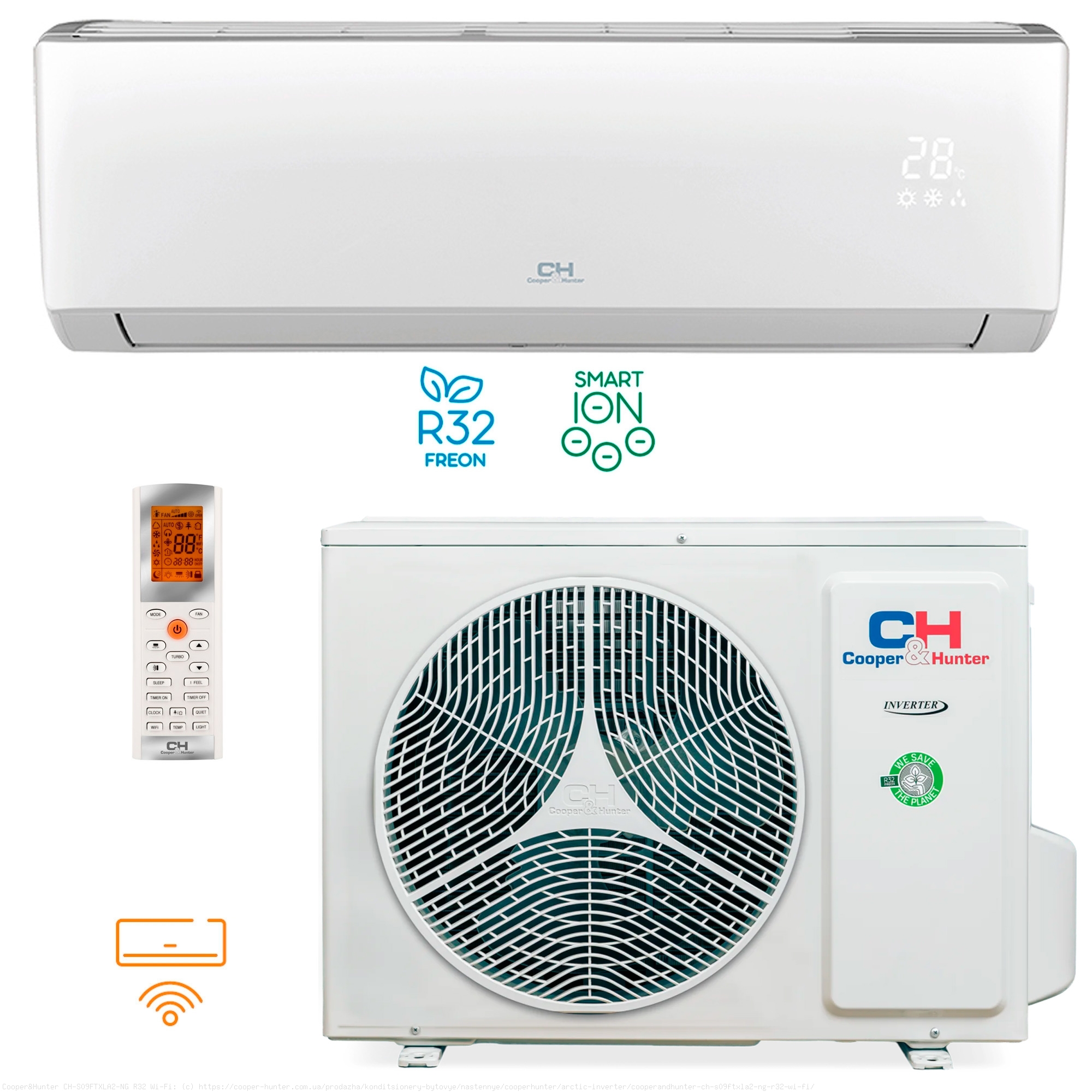Cooper&Hunter Arctic Inverter NG до 35 м²