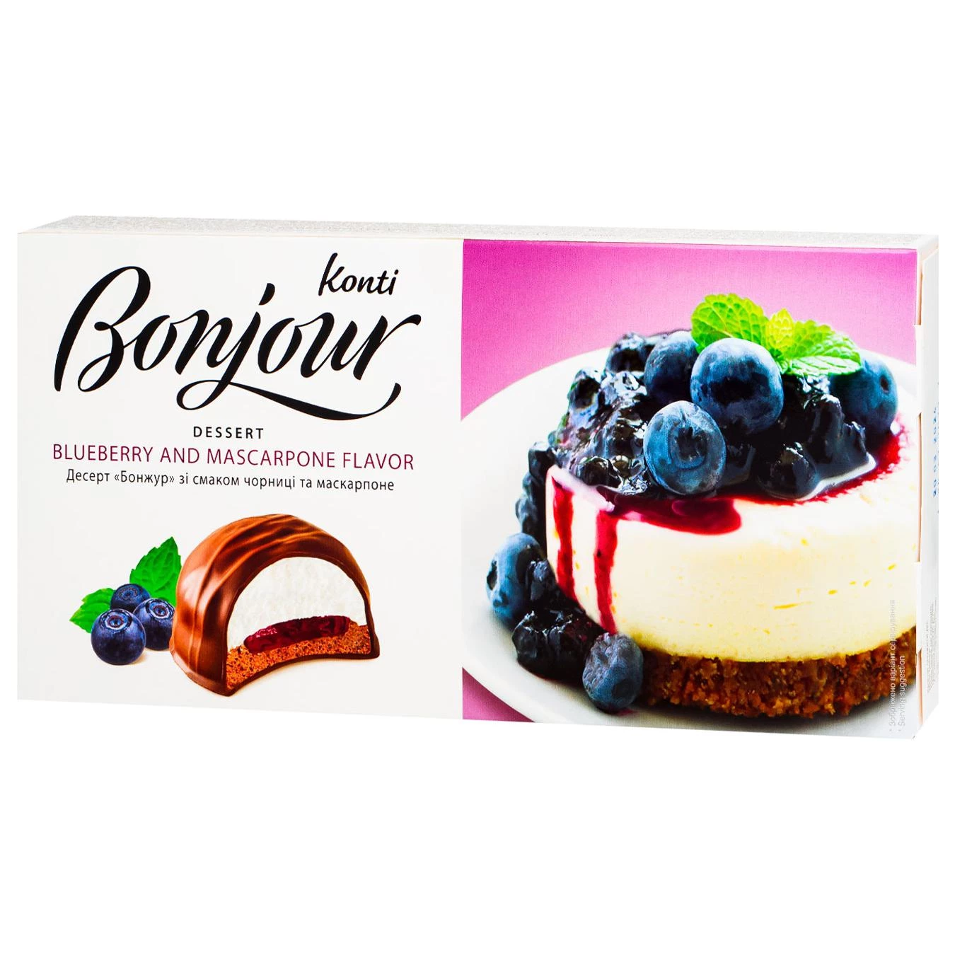 Десерт Konti Boinjour чорниця-маскарпоне 232 г