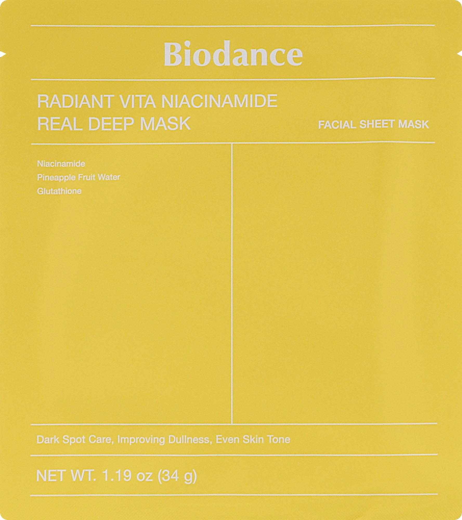 Biodance Radiant Vita Niacinamide Real Deep Mask