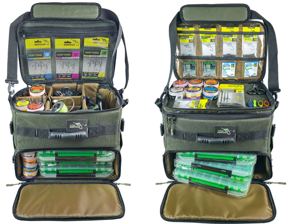 Сумка Combo-Bag на 2 відсіки для коропової та фідерної ловлі