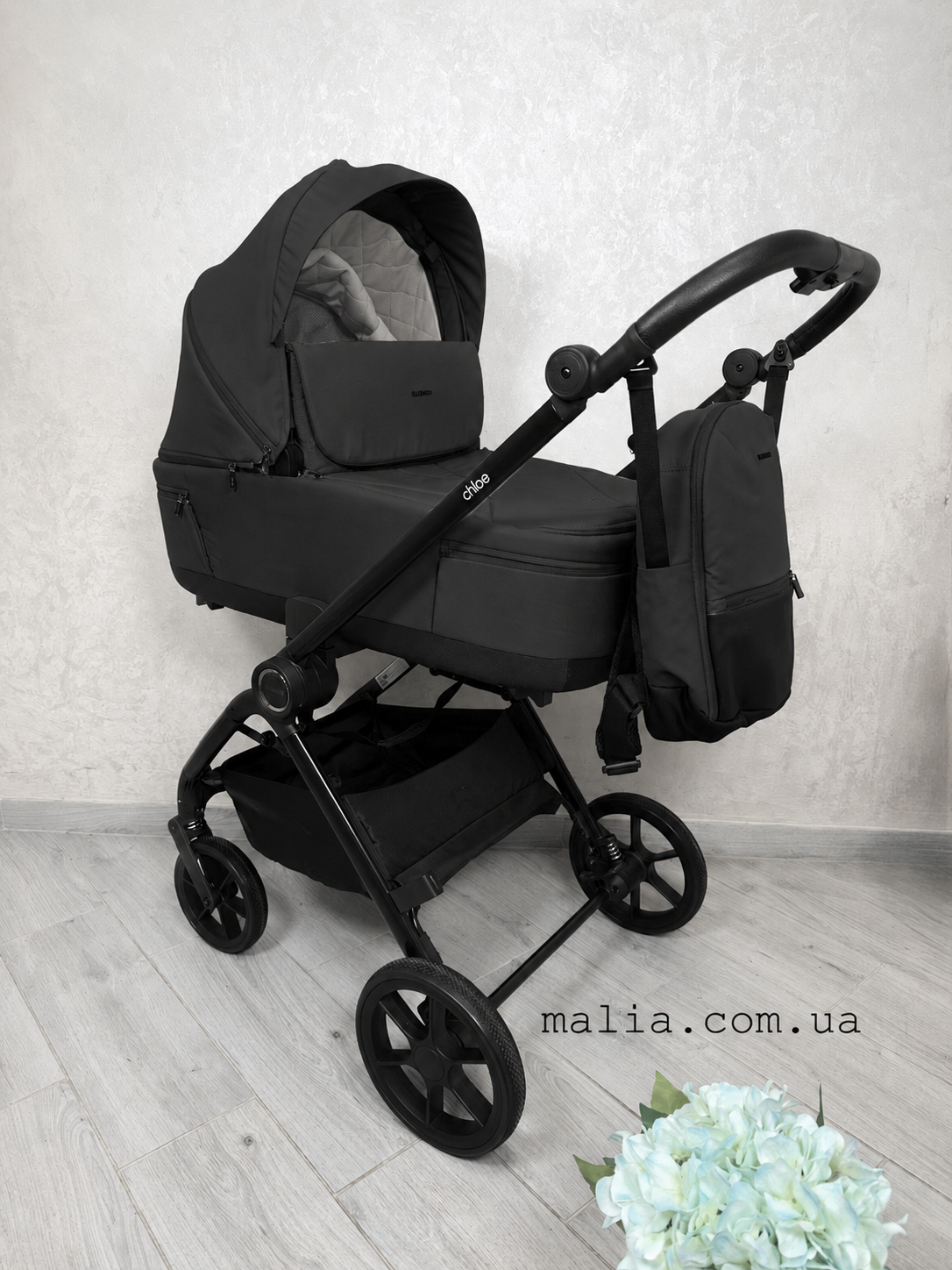 Коляска універсальна 2в1 El Camino CHLOE ME 1191-1 Black