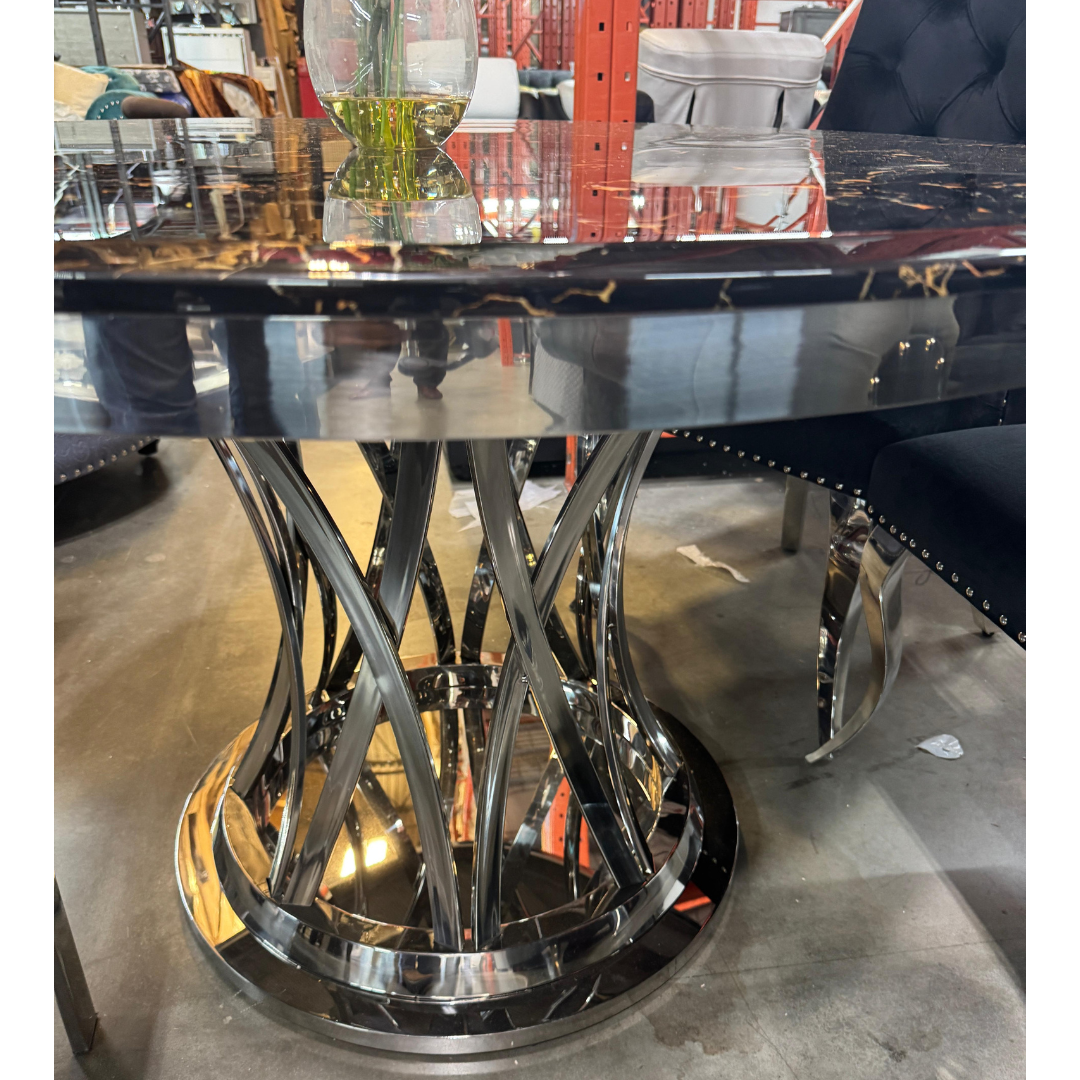 Round Marble Dining Table