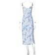 Lace Floral Print Maxi Dress For Women | Sexy Summer Dress Women