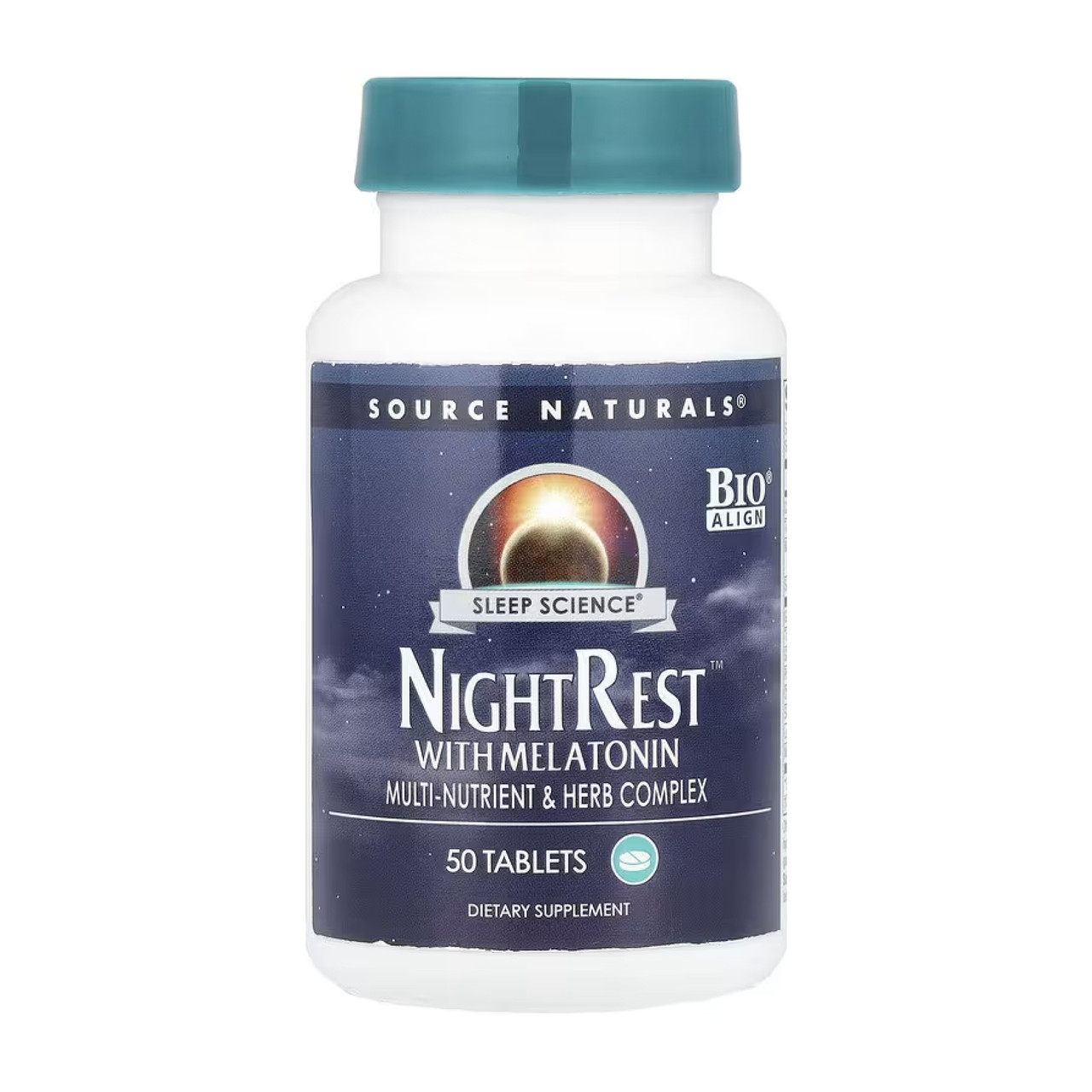 Sleep Science® NightRest™ with Melatonin - 50 tabs