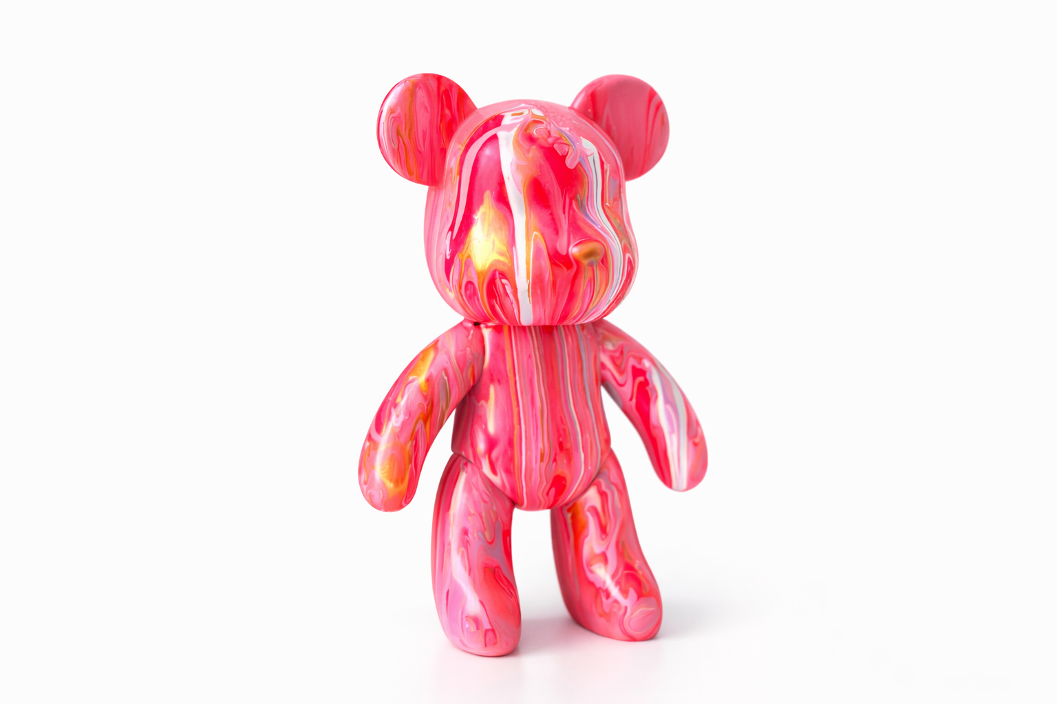 Флюидний ведмедик Fluid Bear Bearbrick палітра Aura