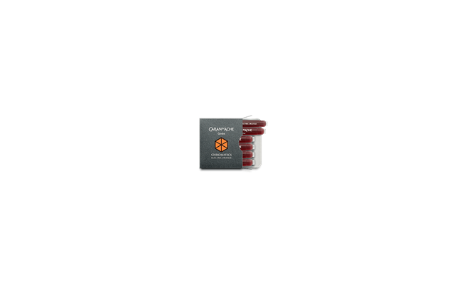 Коробка з 6 картриджів для електричної авторучки CHROMATICS Orange