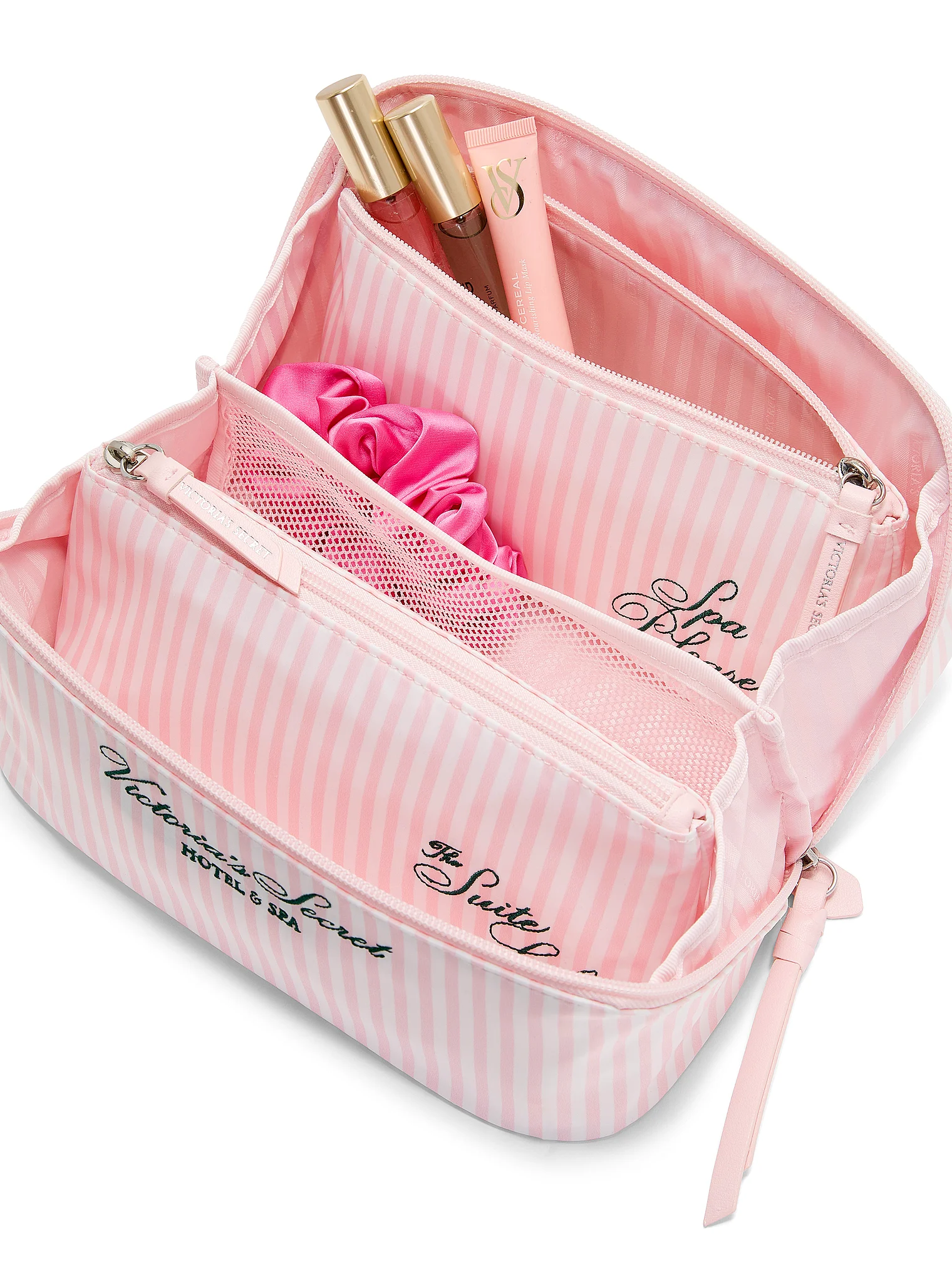 Косметичка 3-в-1 Victoria’s Secret 3-Piece Expandable Travel Makeup Bag