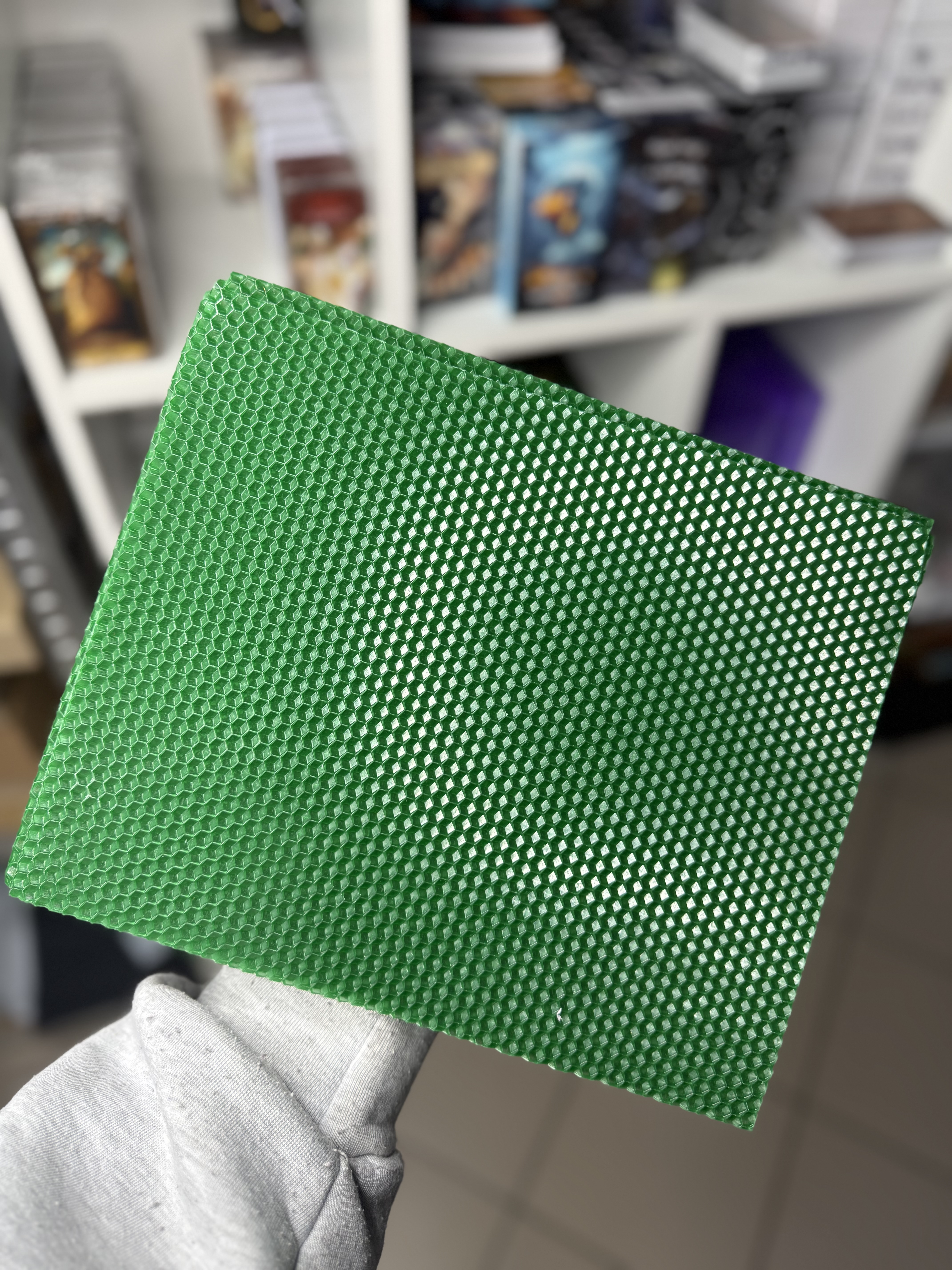 Вощина зеленого кольору 26х21 см