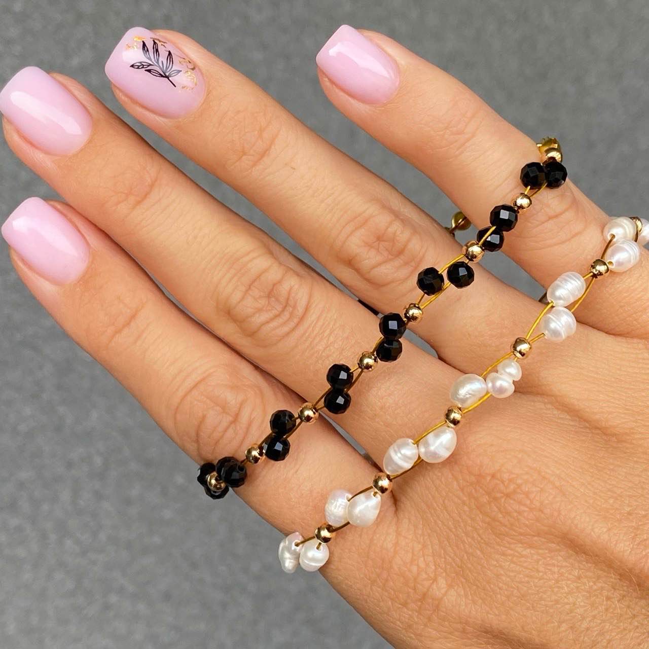 Tourmaline Double Wire Bracelet