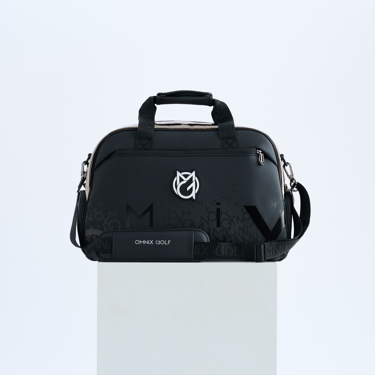 BOSTON BAG | Black&Silver