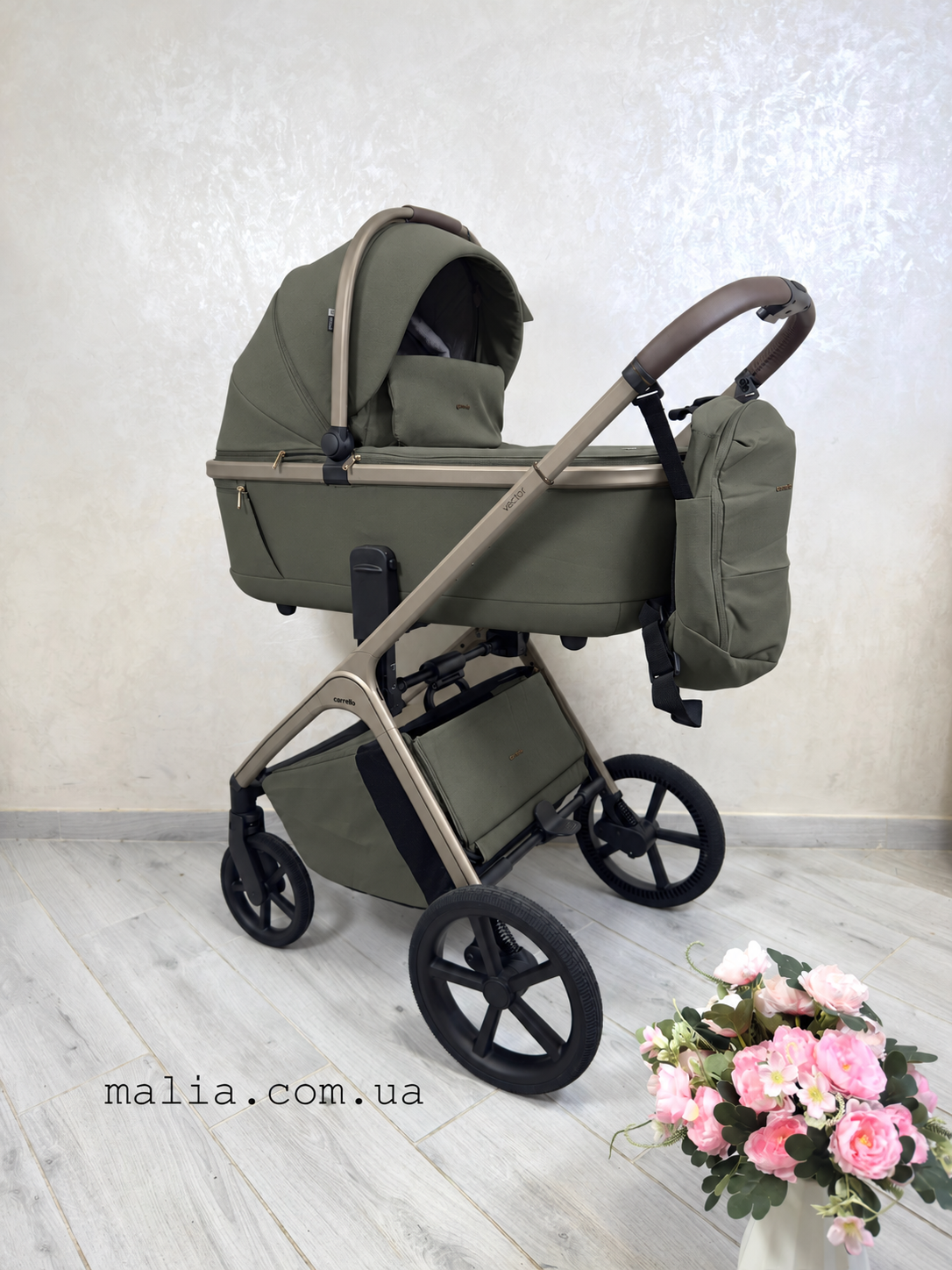 Коляска 2 в 1 Carrello Vector CRL-6553 2в1 Artichoke Green