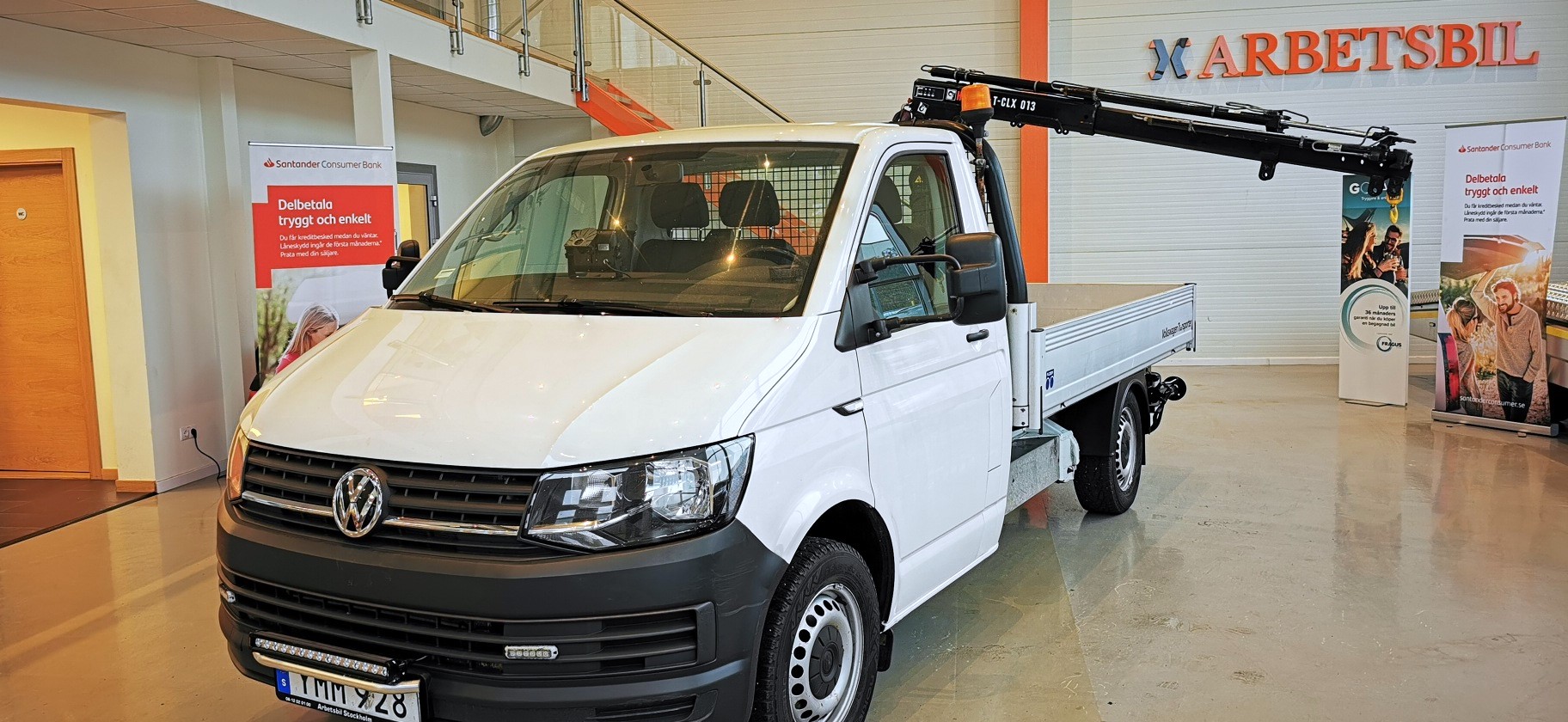 Volkswagen Transporter HIAB 013 T Kran /AUT / Euro 6 /150hk