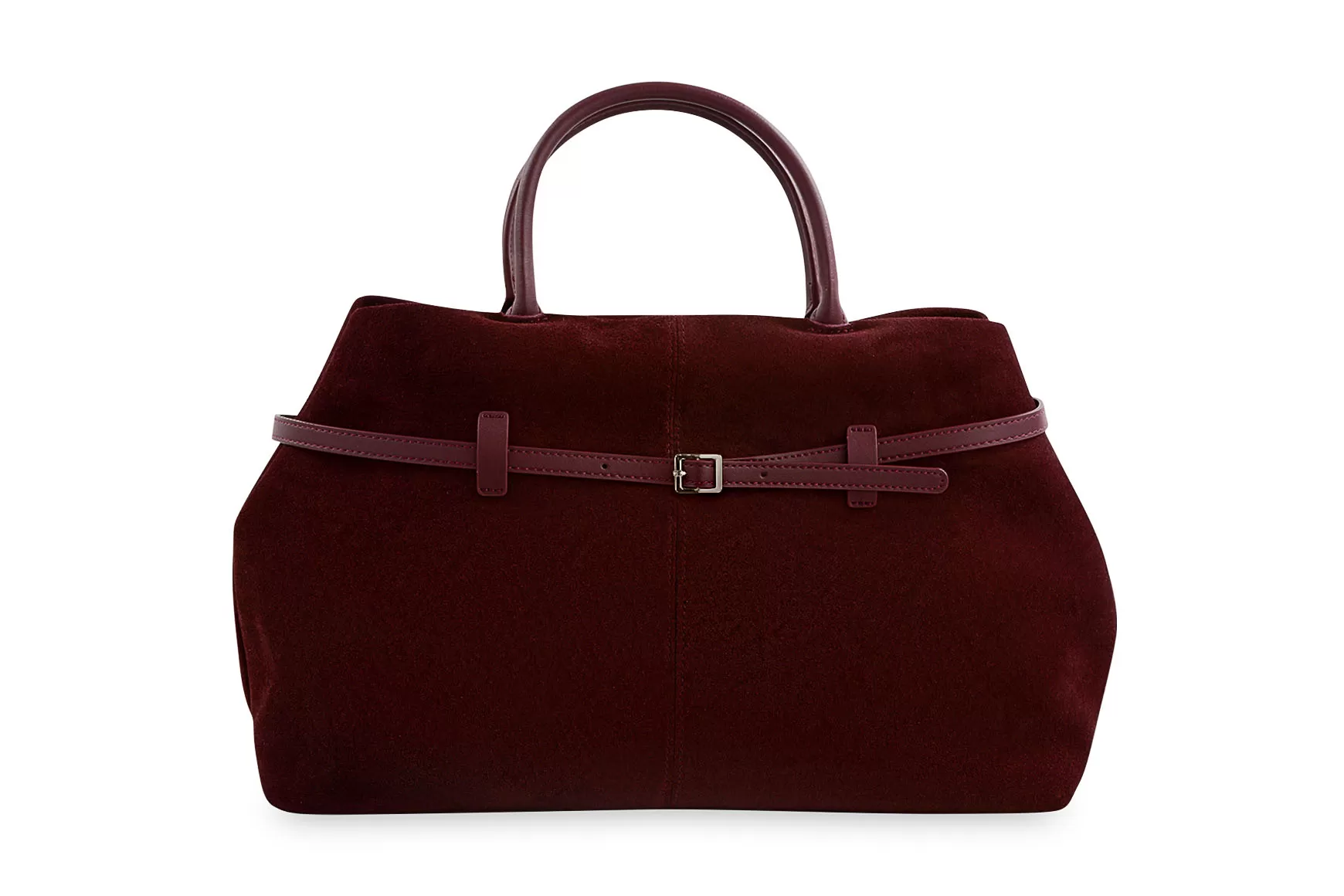 Valetta Suede Bag. Жіноча сумка бордова з натуральної замші