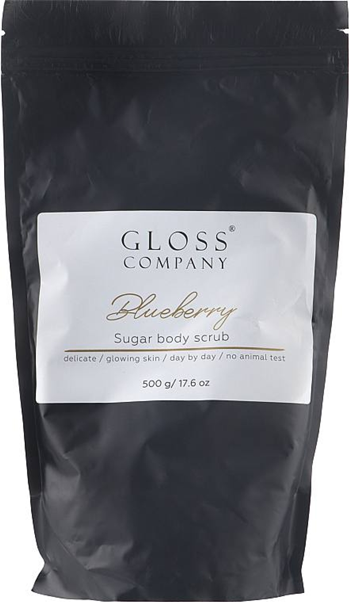 Скраб для тіла GLOSS Blueberry (з ароматом чорниці), 500 г