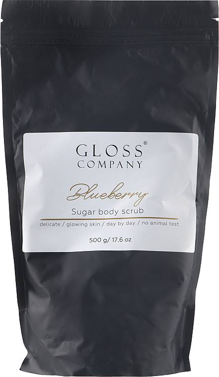 Скраб для тіла GLOSS Blueberry (з ароматом чорниці), 500 г