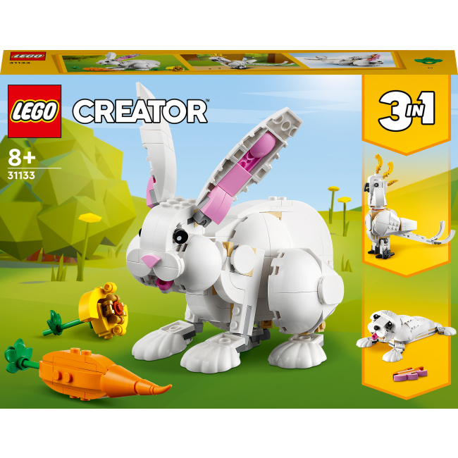 Конструктор LEGO Creator 3 v 1 Білий кролик (31133)