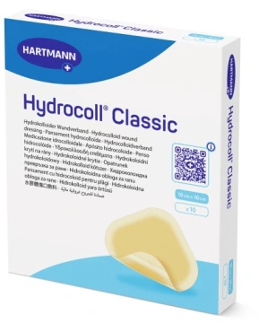Hydrocoll Classic(гідроколл) гідроколоїдна пов'язка пластир гідроколоїдний 10×10см.