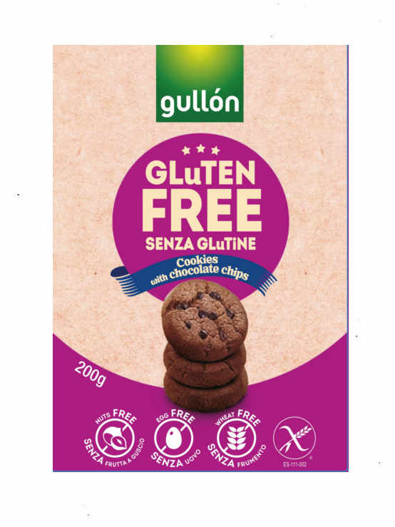 Печенье Без глютену Gullon какао 200г. No Gluten