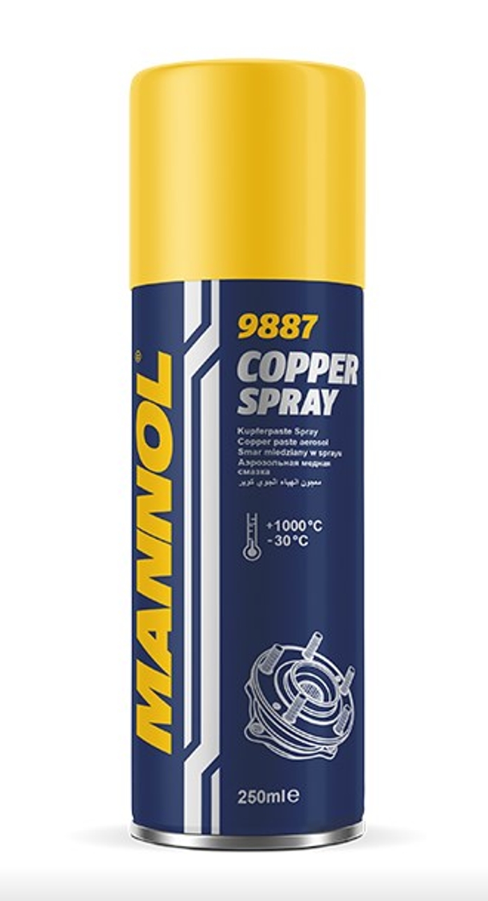 Мідне мастило  Copper spray 250мл Mannol