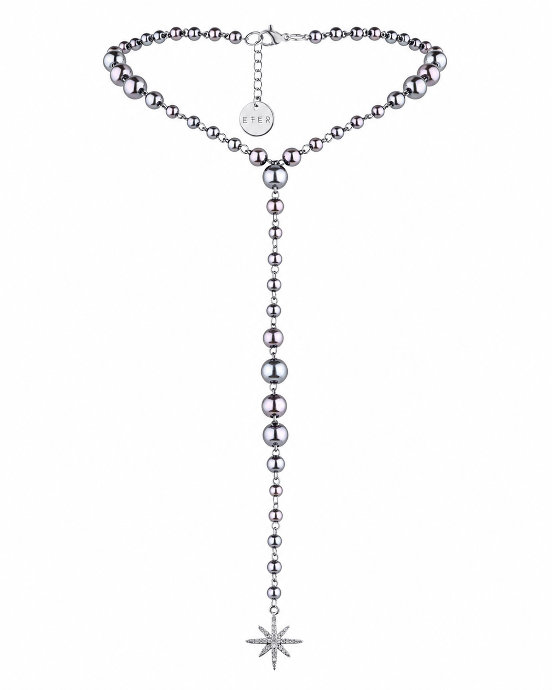SPIRITUAL necklace metallic