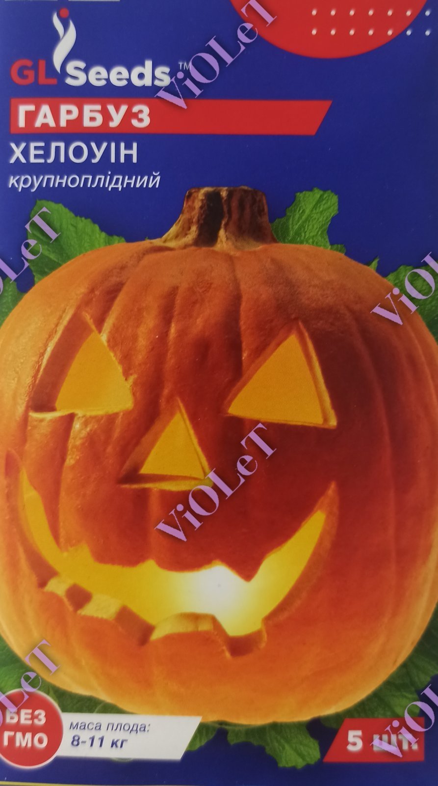 Гарбуз Хелоуін, 5 шт. GL Seeds