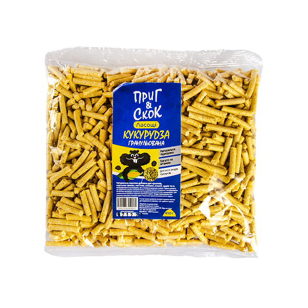 Кукурудза гранульована Стриб і Скок д/гризунів та кроликів 450 г