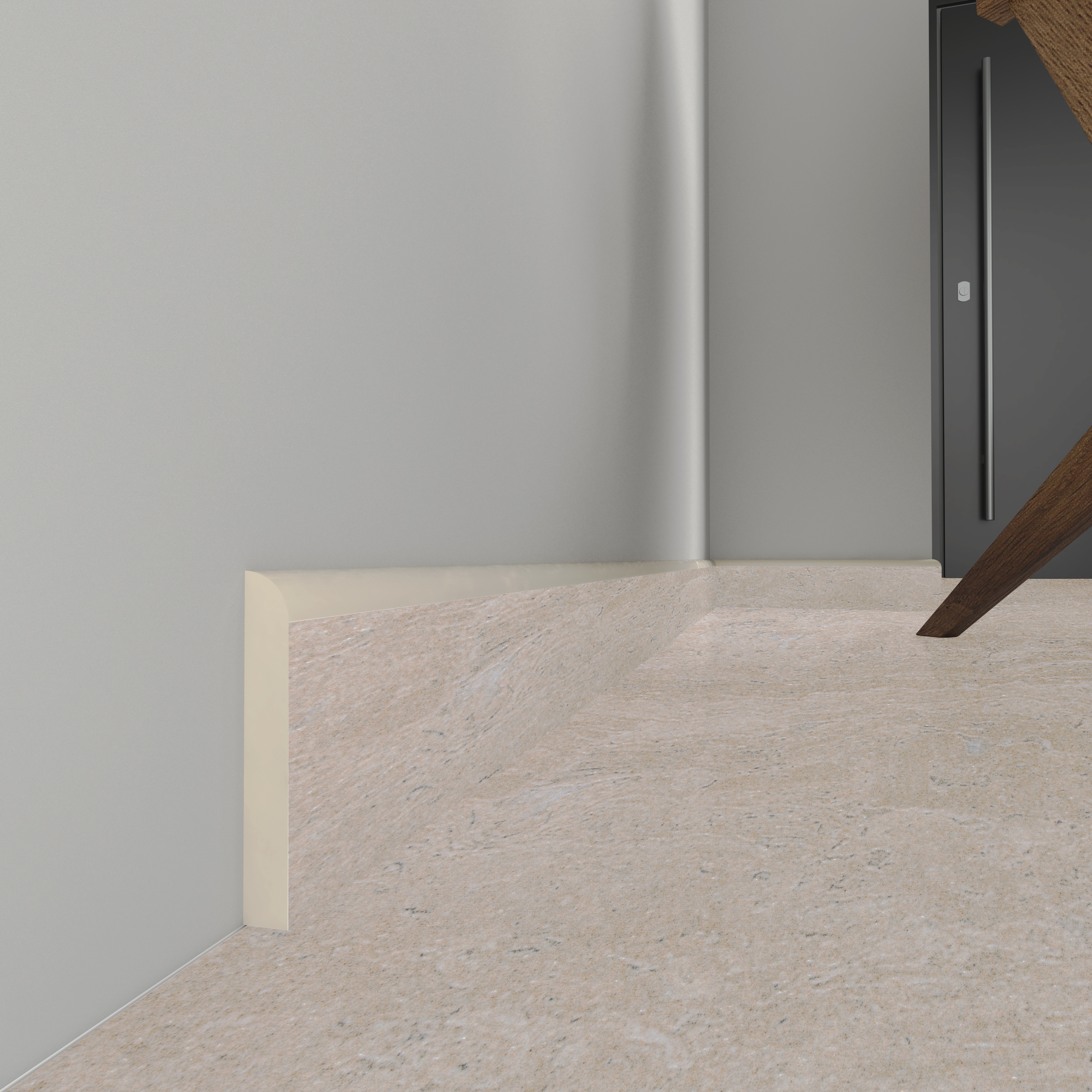 Керамічний плінтус Allore Group Travertine Gold F P R Mat 1  7х60