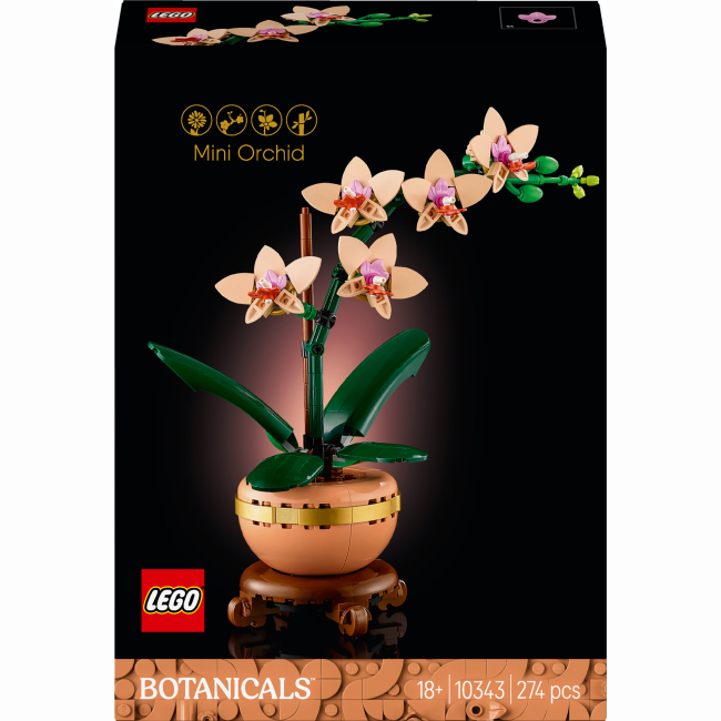 Конструктор LEGO Botanicals Міні орхідея (10343)