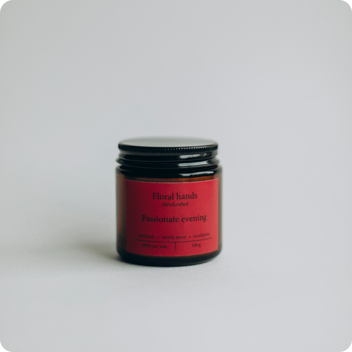 Ароматична свічка Passionate evening 100g
