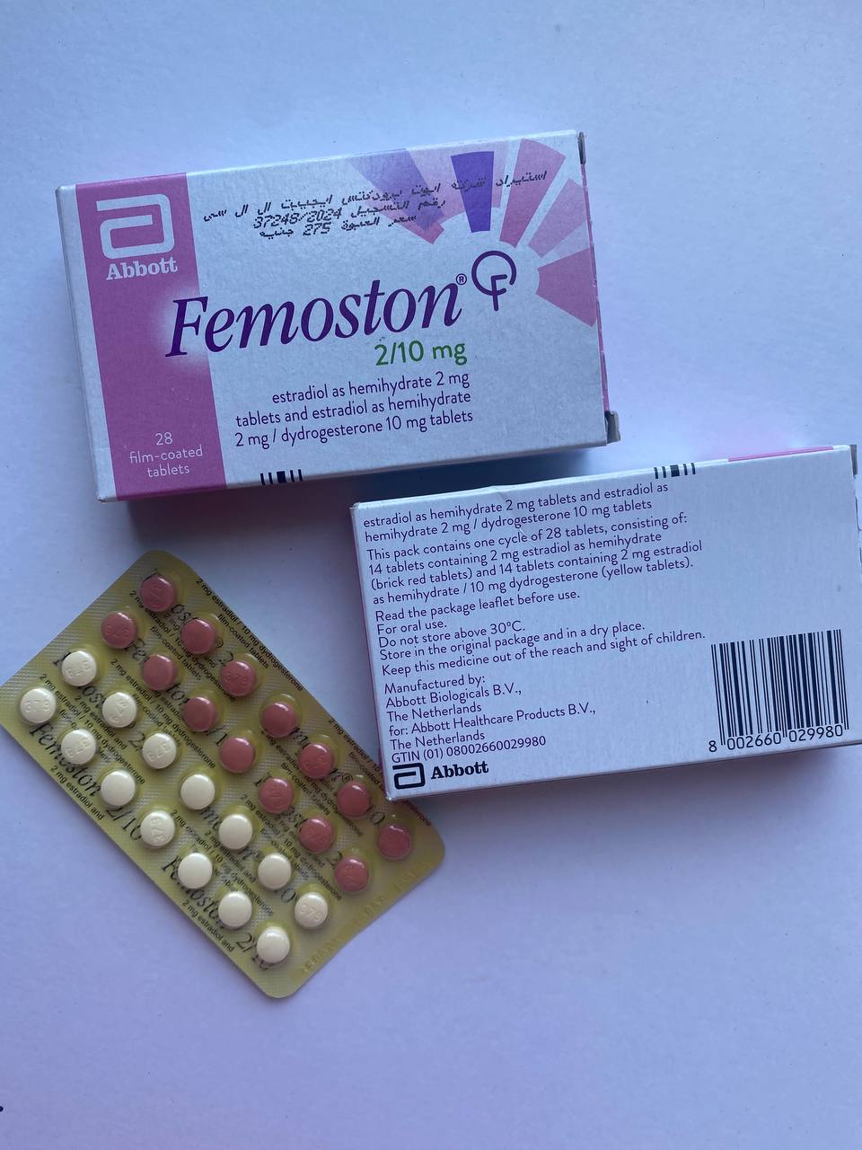 Femoston Фемостон 2/10 мг 28 таблеток Менопауза