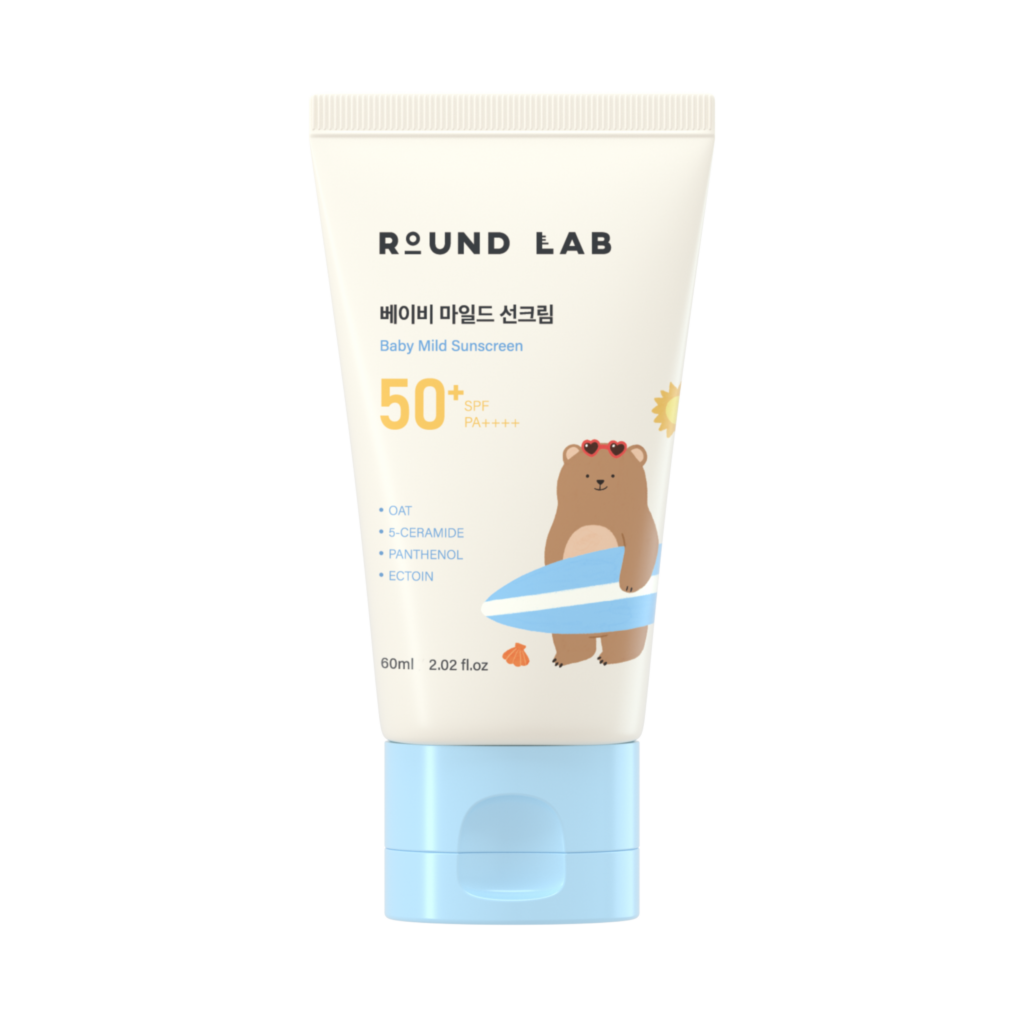 Дитячий сонцезахисний крем ROUND LAB Baby Mild Sunscreen, 60 мл