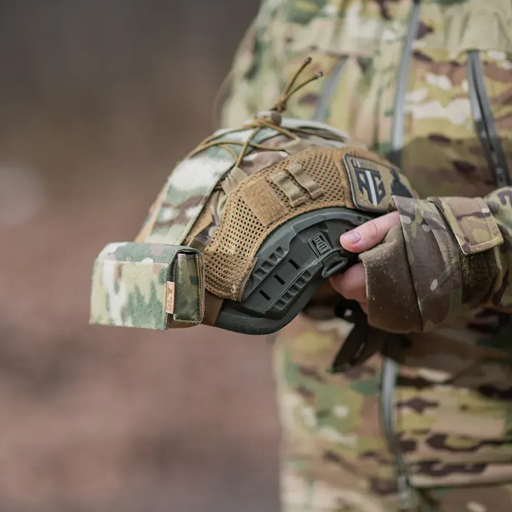 Спеціальний модульний підсумок для противаги ПНБ "Velcro Pouch V3" на шолом від українського бренду "Tur-Gear".