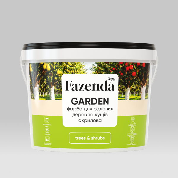 ФАРБА ДЛЯ САДОВИХ ДЕРЕВ ТА КУЩІВ ТМ FAZENDA