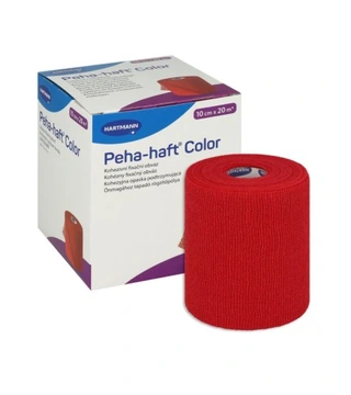 8см×20м червоний.Peha-haft когезійний фіксуючий бинт.