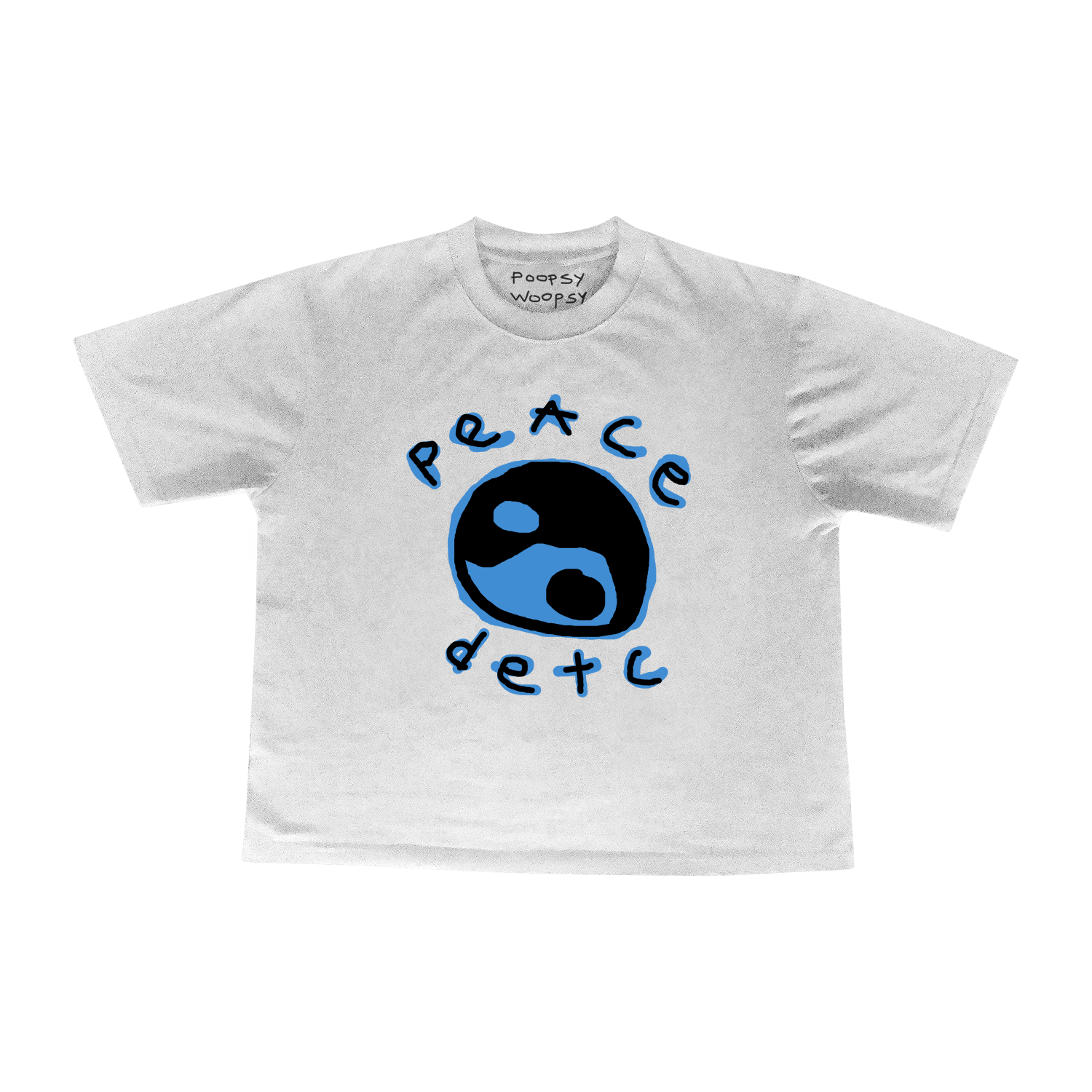 Футболка "Peace detc" синя