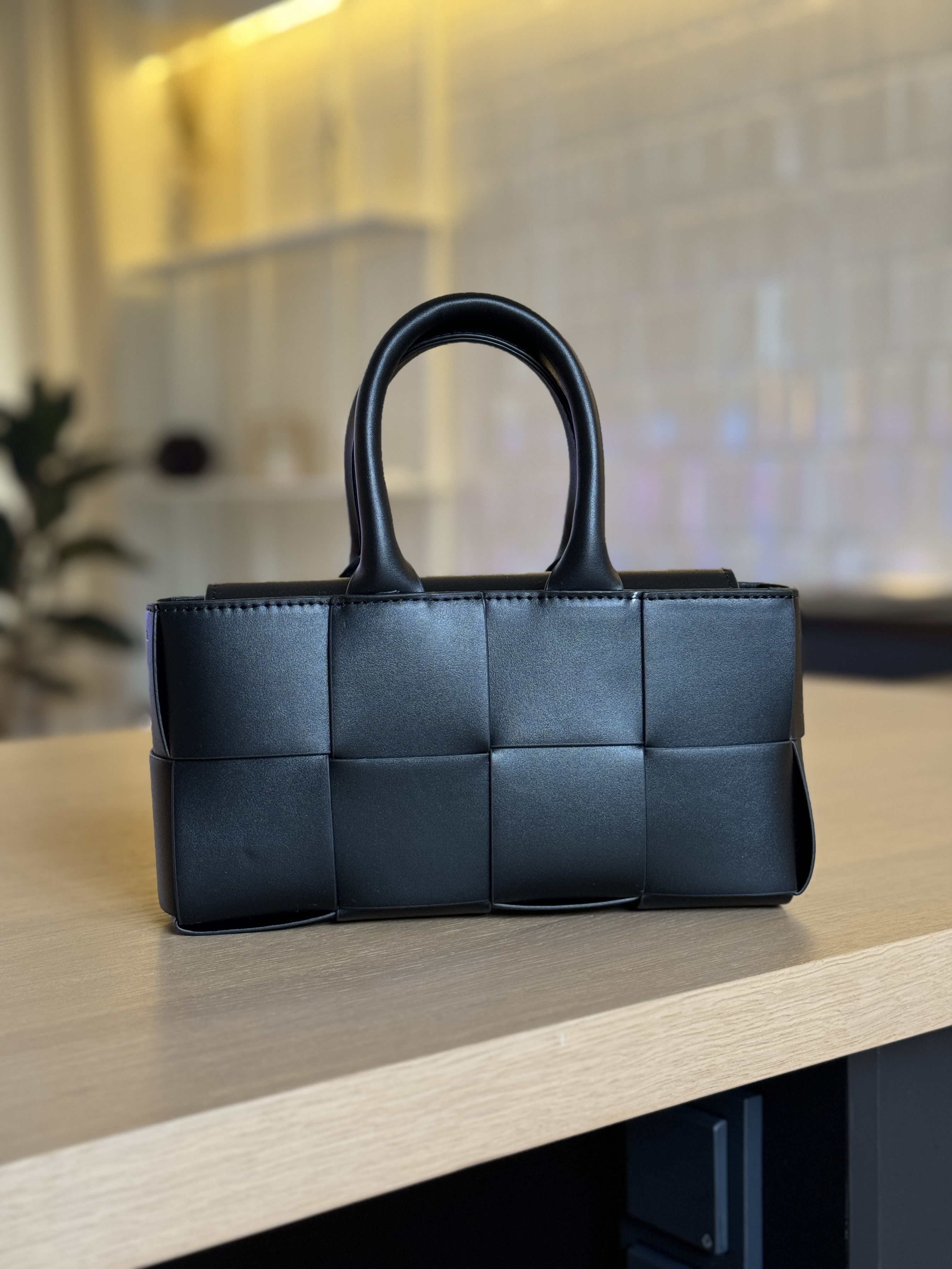 Bottega Veneta Mini Arco Tote Bag Black