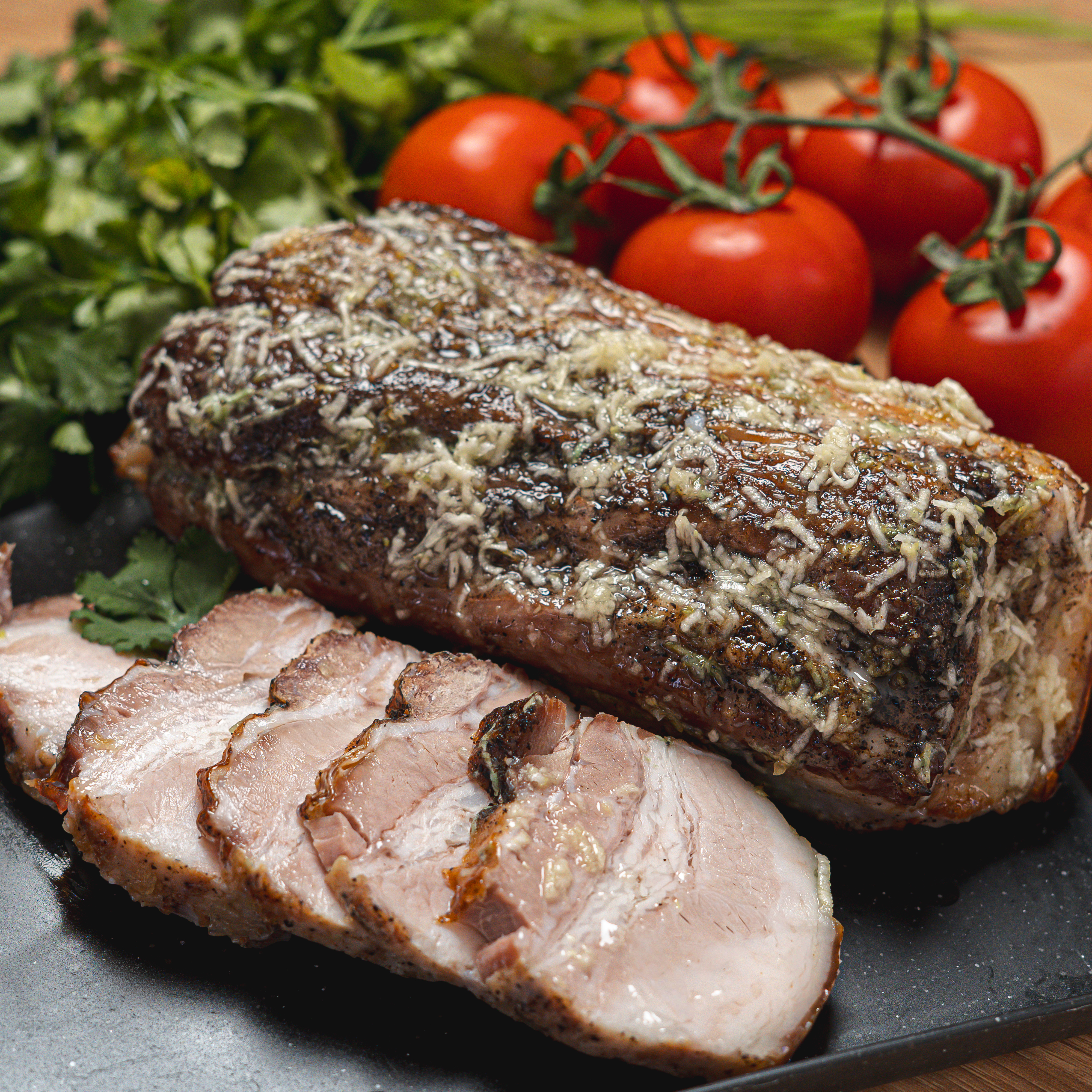 Підчерев'я запечене з часником