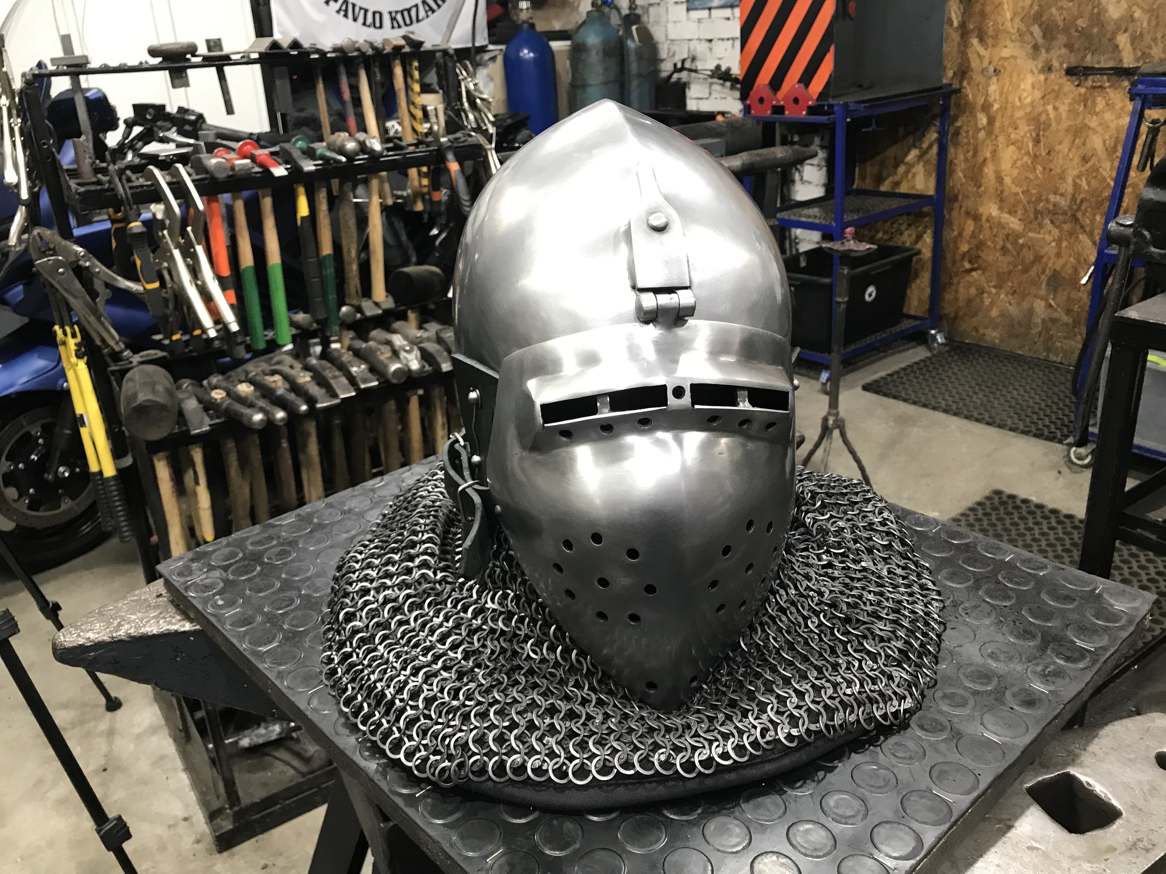 Bascinet klapvisor model 3 “ziten”