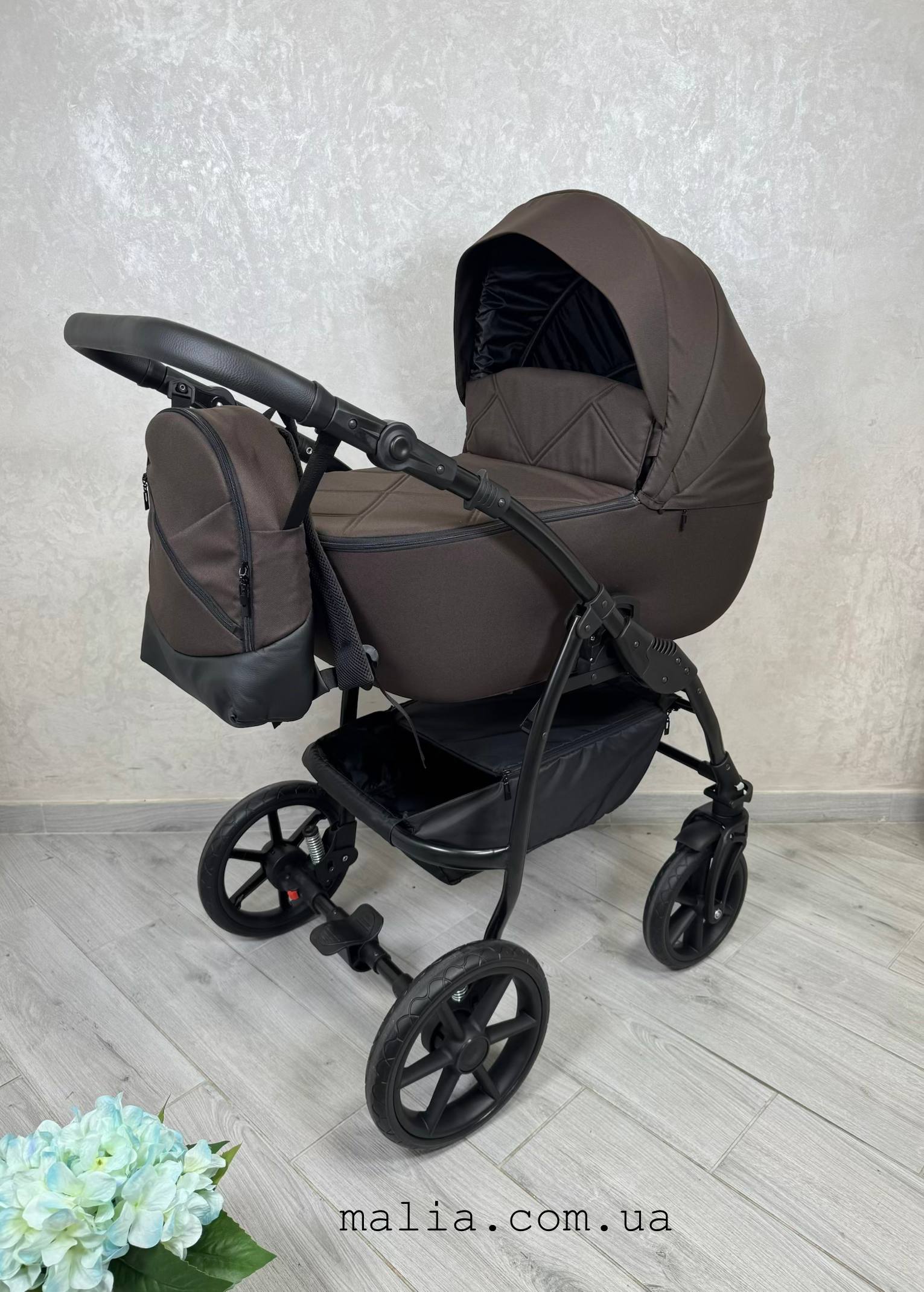 Дитяча коляска 2в1 Victoria Gold Optima текстиль 02