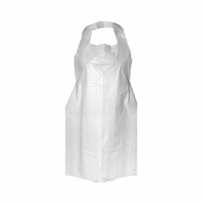 Фартух поліетиленовий одноразовий ОПТОМ ПЕ розмір 70*110, 100 шт. в уп, UDPACK