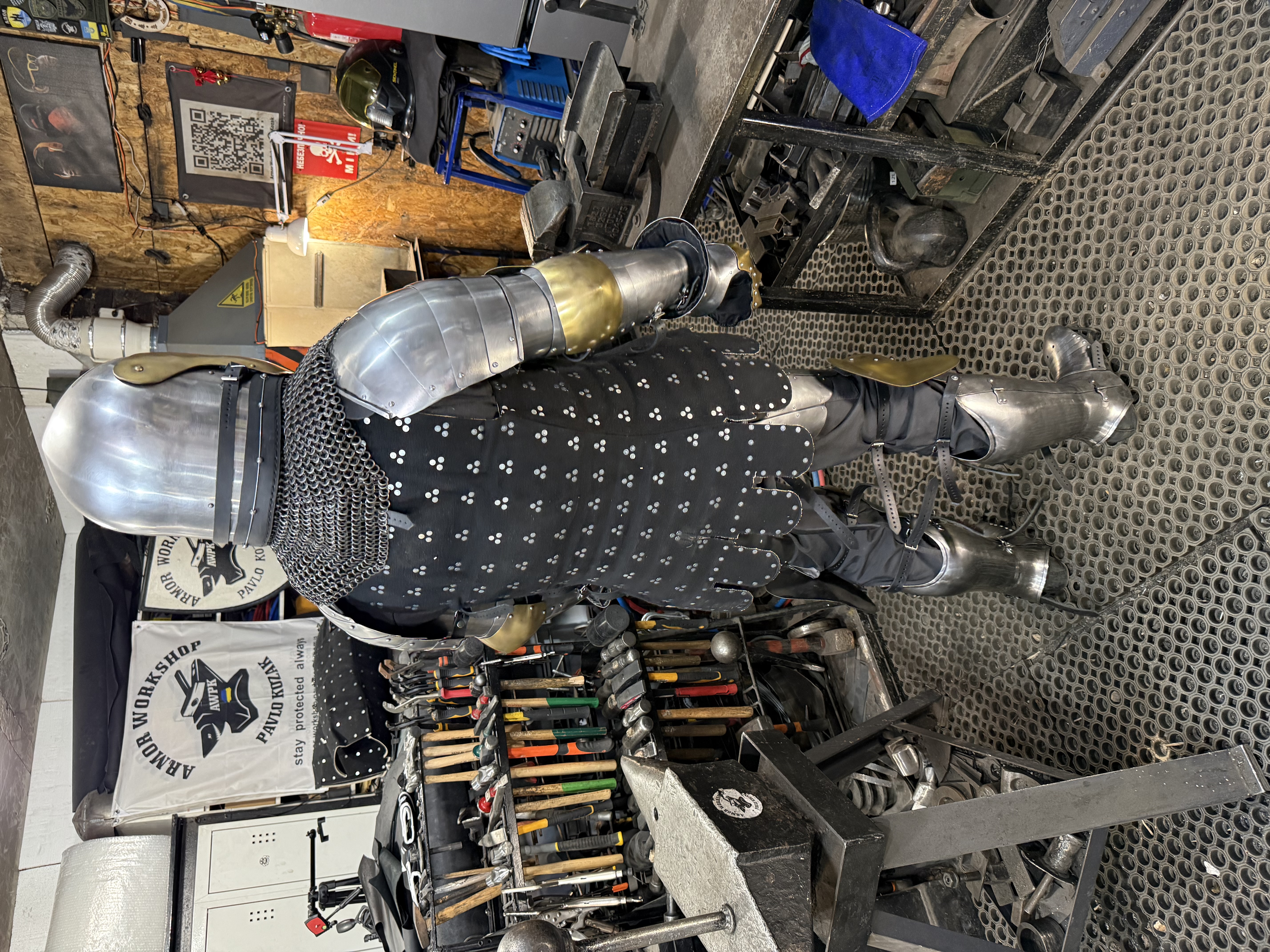Full armor arms “ brass elbow style”