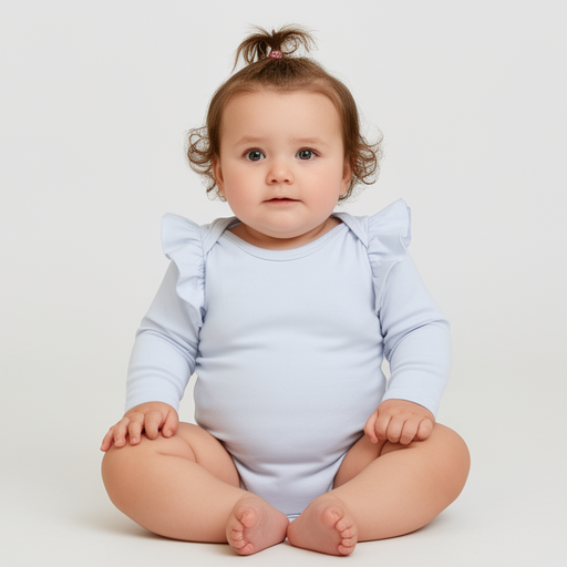 Дитяче боді з крильцями у білому кольорі