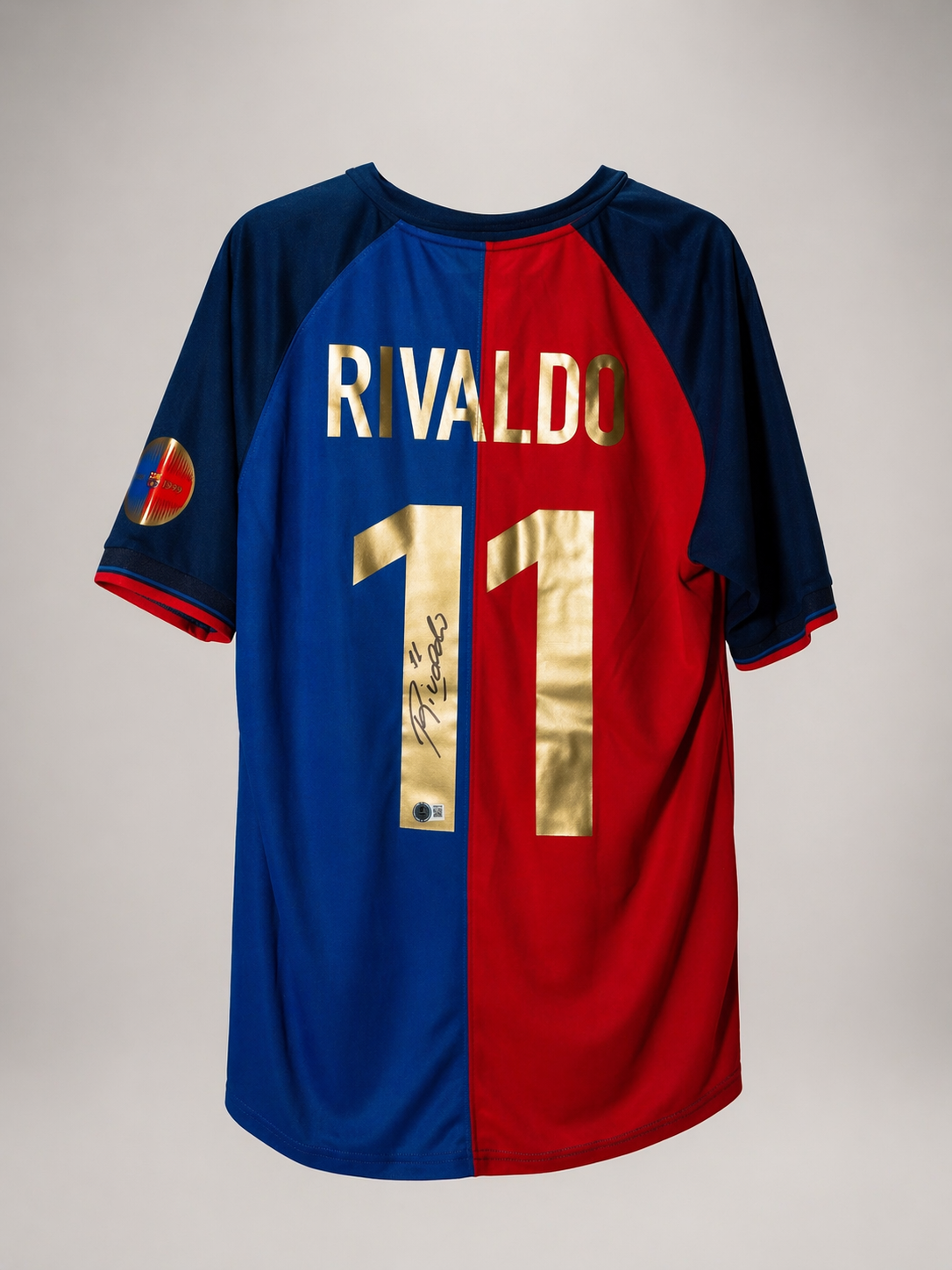 JERSEY RIVALDO SIGNED CERTIFICADO BECKETT