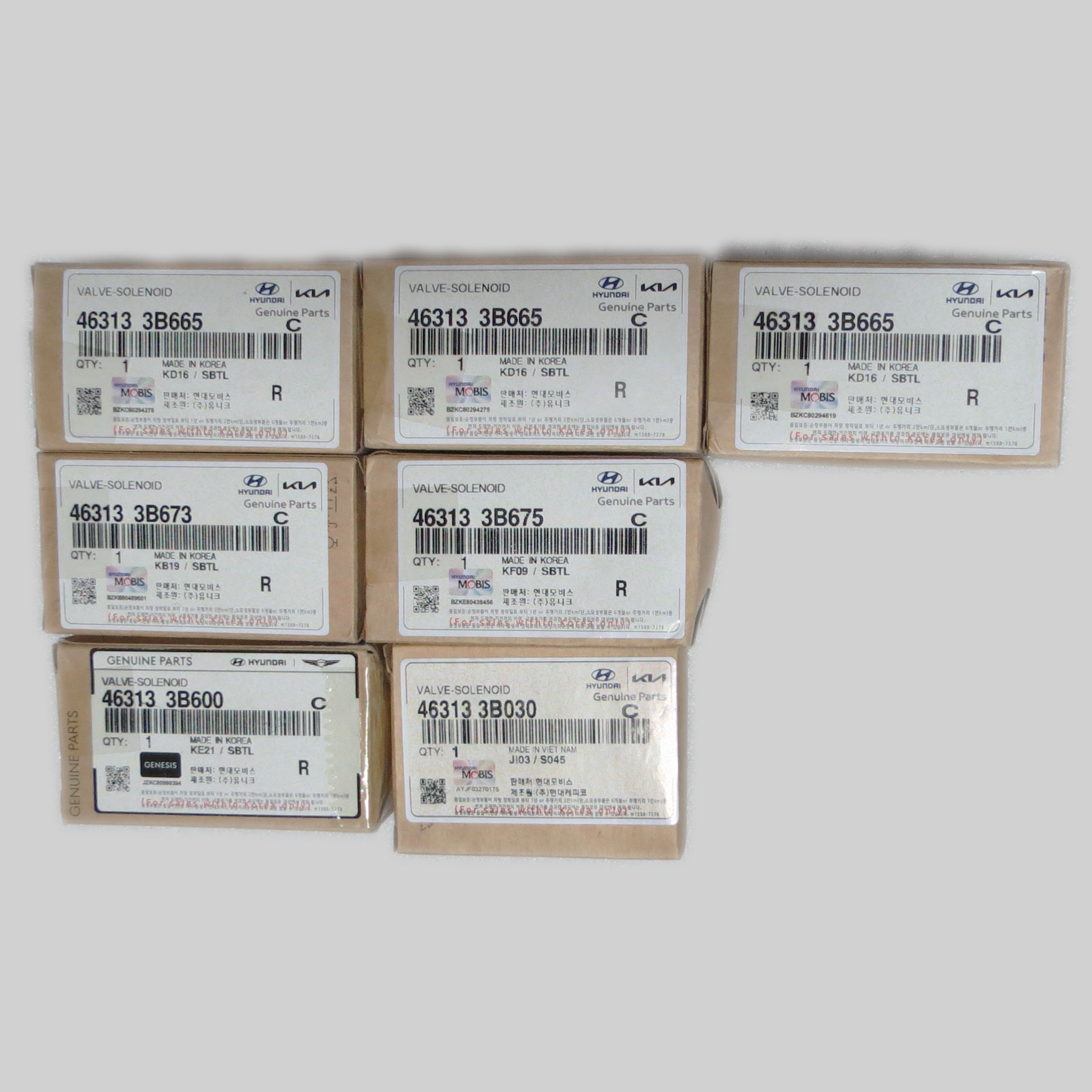 Комплект соленоїдів A6LF1 GEN1 A6LF3