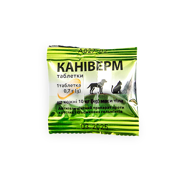 Каніверм таб 0,7 г