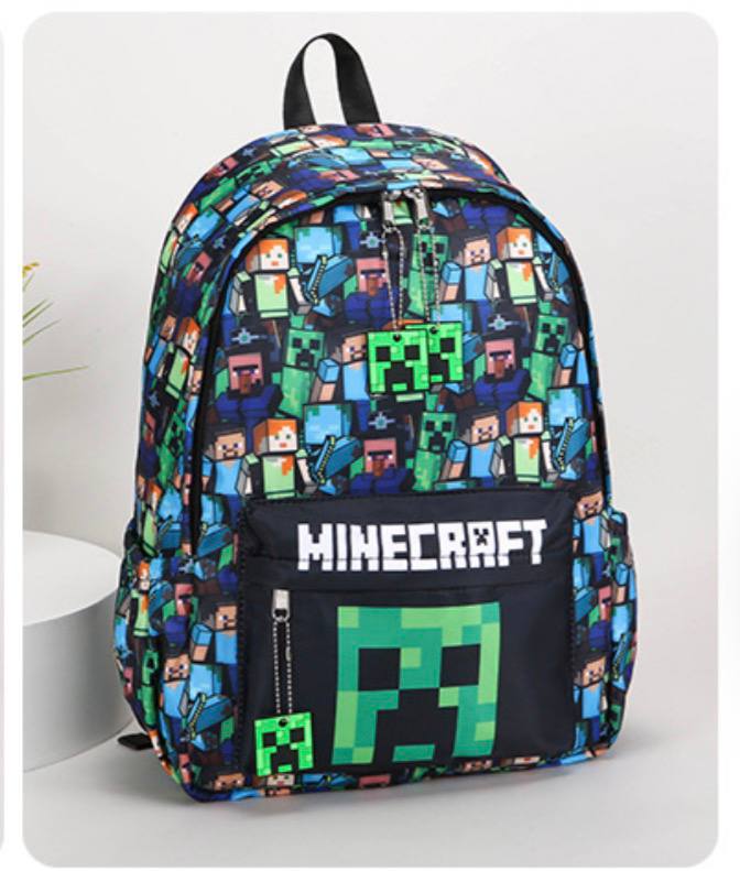 Дитячий рюкзак Minecraft з Кріпером, рюкзак Майнкрафт